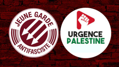 Bas les pattes devant la Jeune Garde et Urgence Palestine !