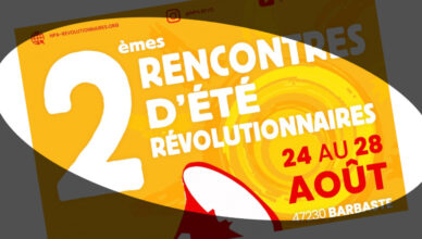 Les rencontres d’été révolutionnaires du NPA-R